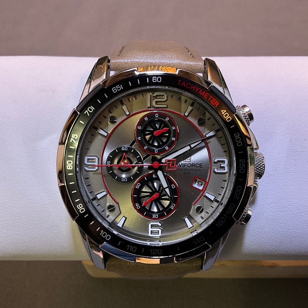 NaviForce Men Analog Sports Chronograph Watch